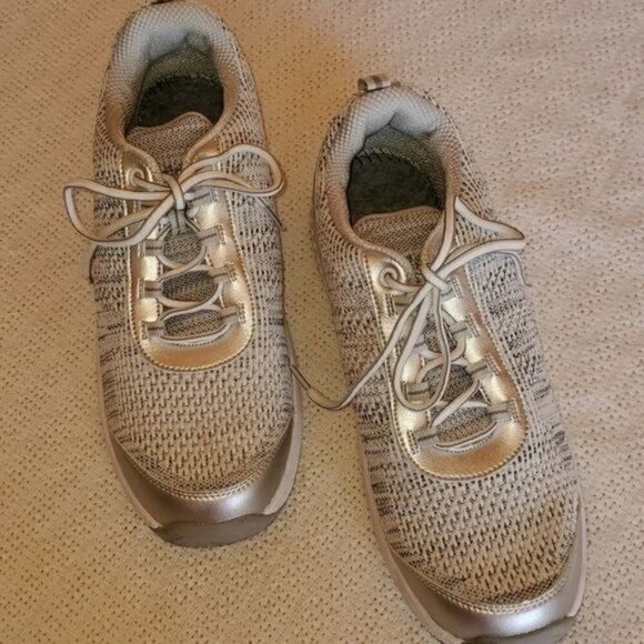 Orthofeet 982 Sandy BioFit Grey Sz. 12W Wide Athletic Walking Shoes - Picture 2 of 9